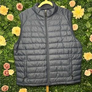 Men's Classic Navy Blue Puffer Vest